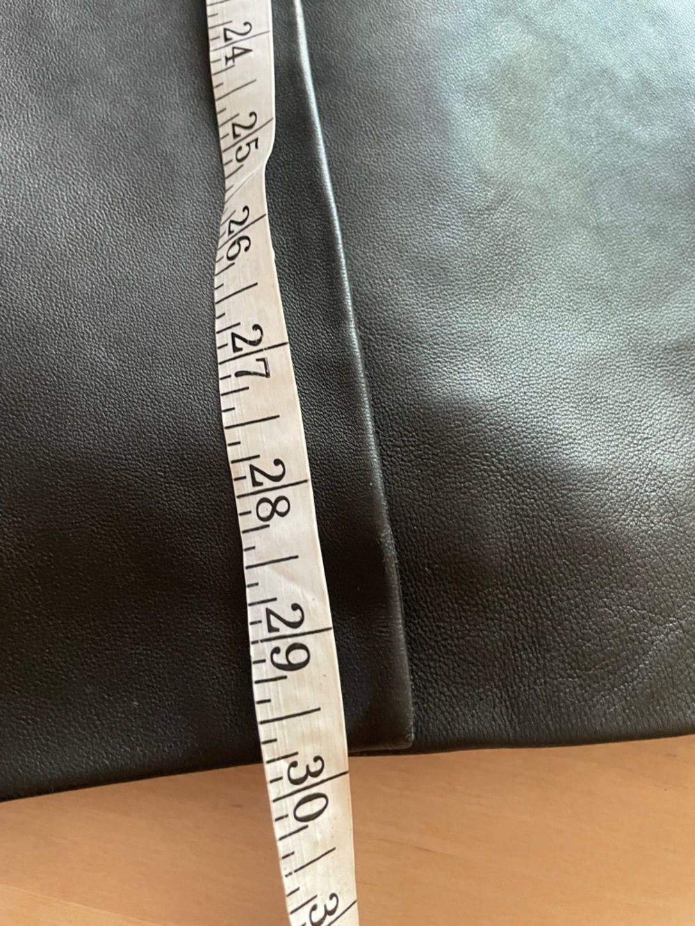 VEDA x Reformation Bowery Leather Blazer - Black L - Picture 12 of 13